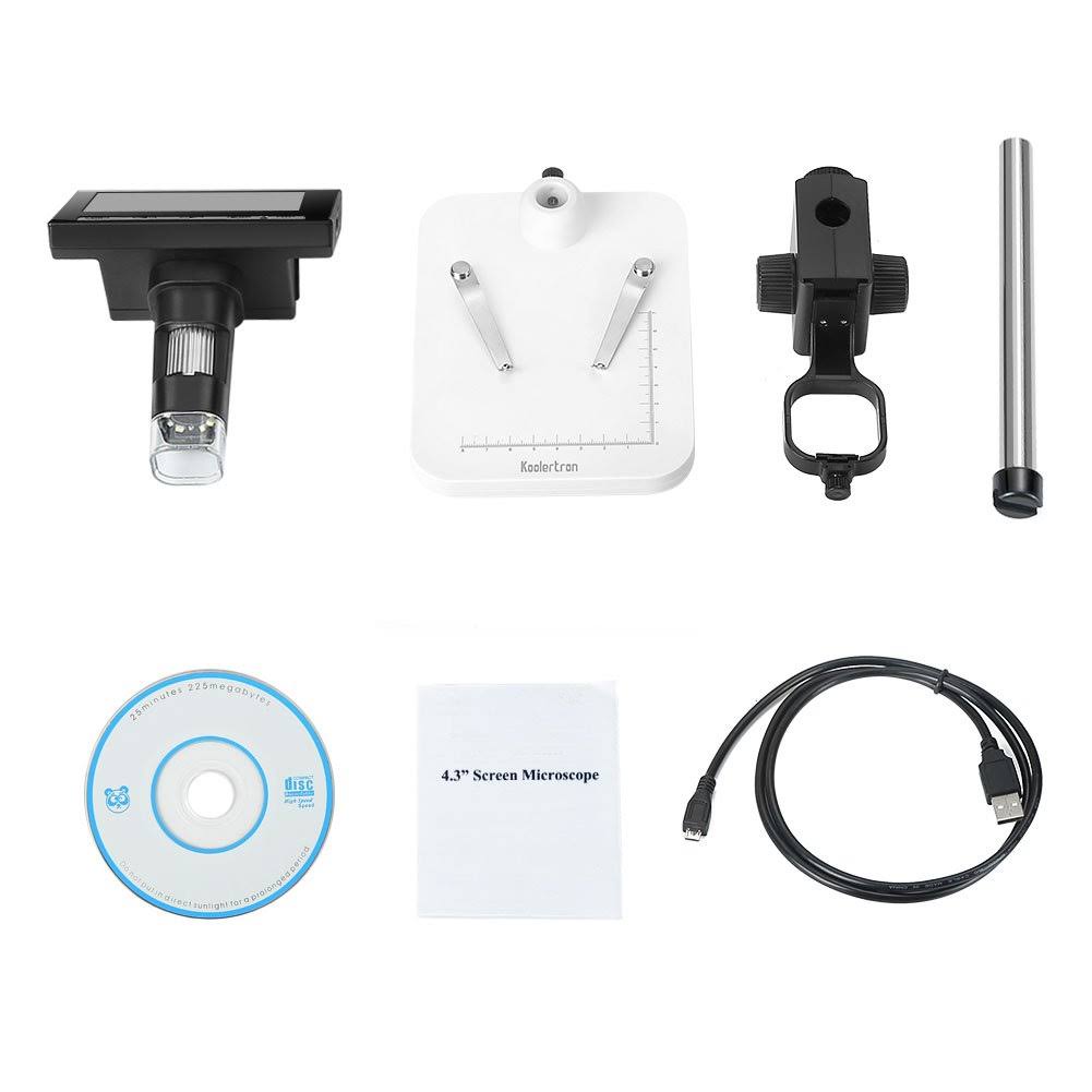 4.3 inch Full Color LCD Digital USB Microscope with 10x-600x Magnification Z789