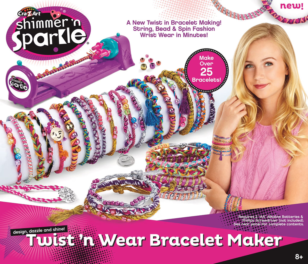 Sparkle N Shimmer Twist & Wear Friendship Bracelet Maker J79530