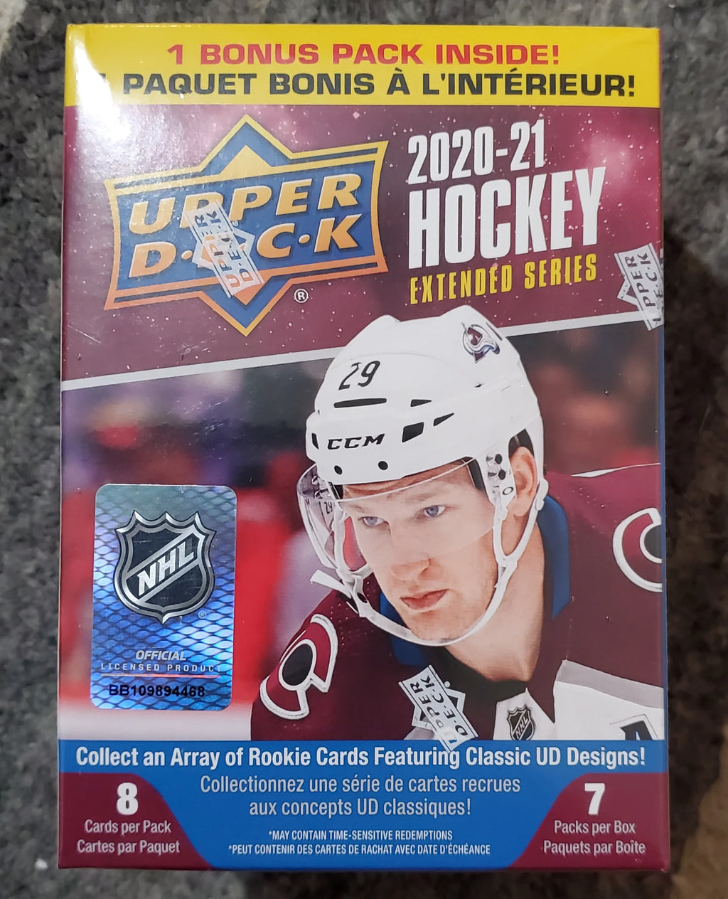 20-21 Upper Deck Extended Series Hockey Value Box S564