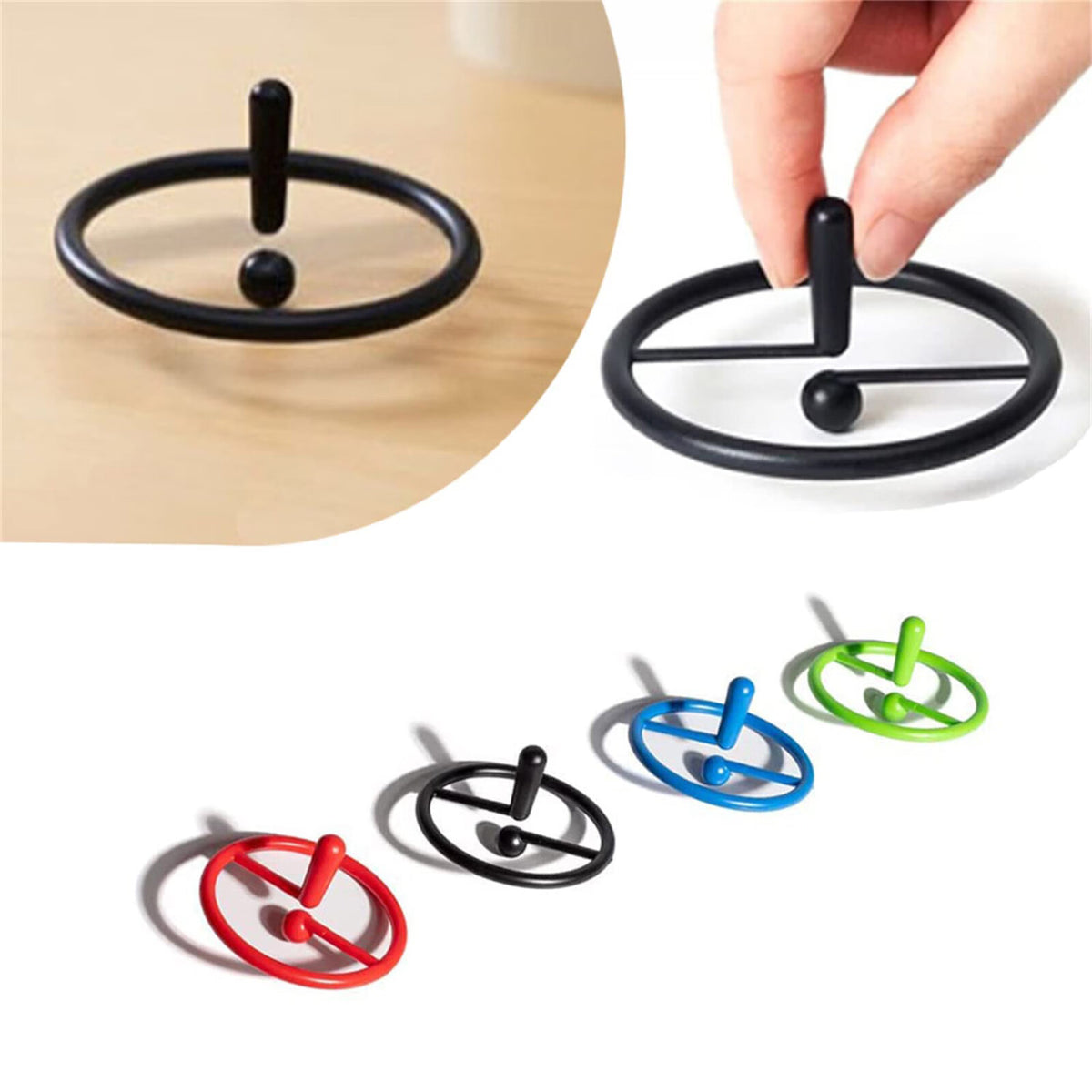 4 Pcs Spinning Tops Toy T2446